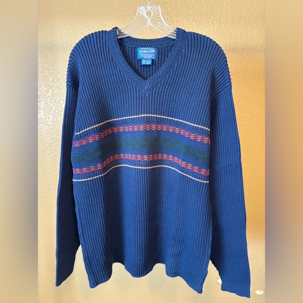 Men’s Vintage Pendleton Knit Sweater